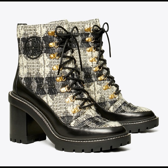 Tory Burch  Miller Wool lug sole Boot - Picture 1 of 3